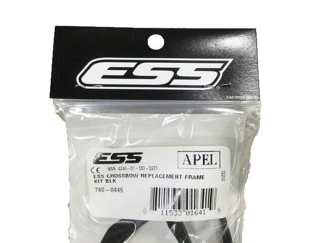 ESS EYE PRO Crossbow Replacement Frame-Black Pack OF 20