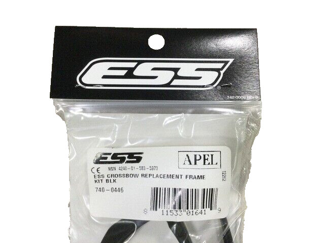 ESS EYE PRO Crossbow Replacement Frame-Black Pack OF 5