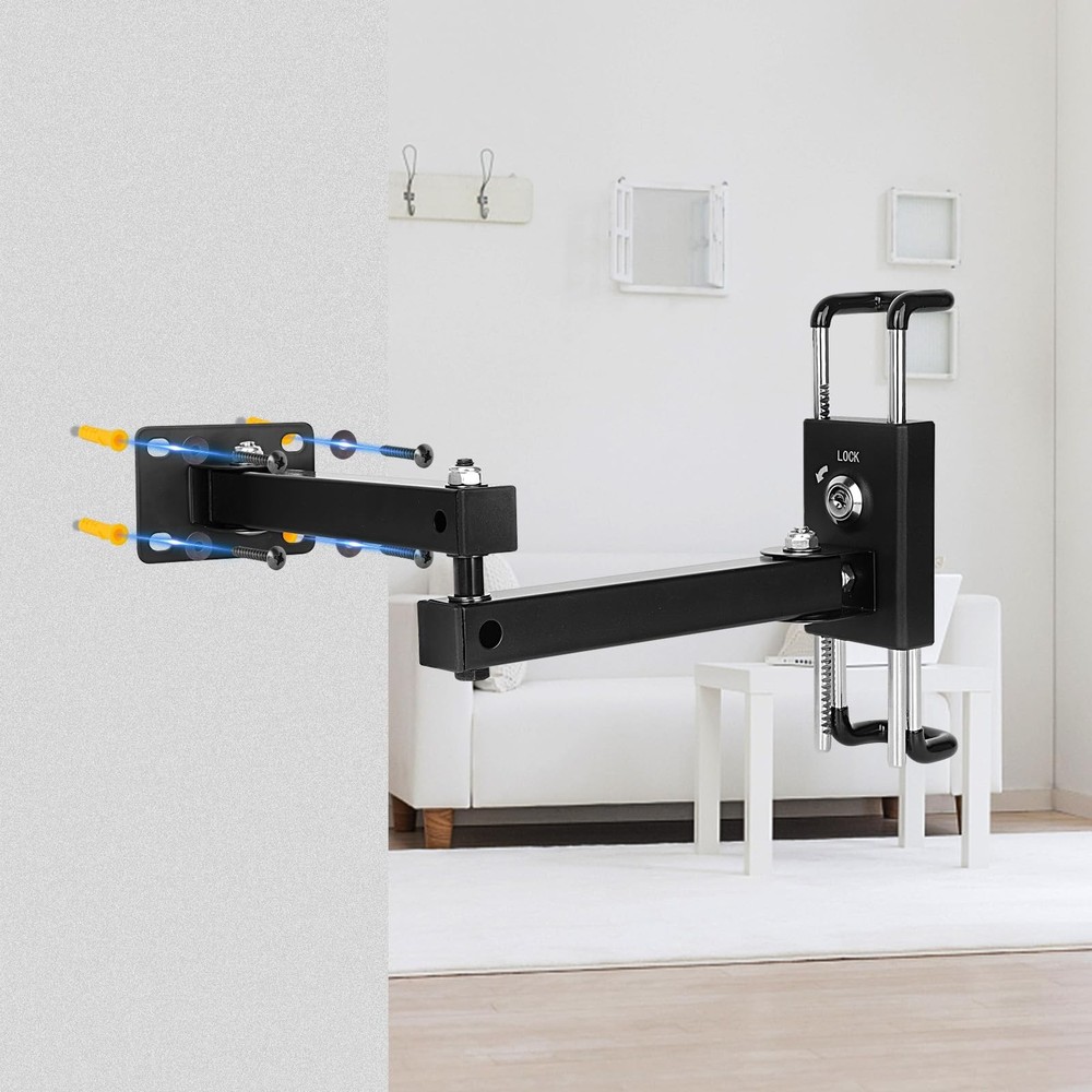 Tablet Wall Mount Bracket for 713 inch Tablets, AntiTheft Adjustable Stand Ho...