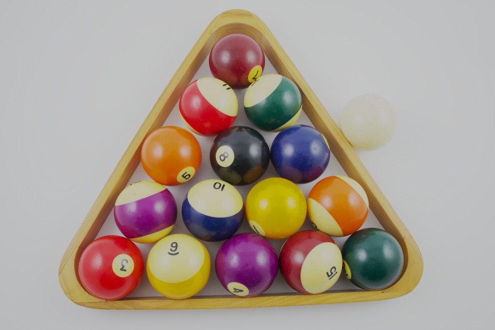 Complete Set of Vintage Billiard Pool Balls