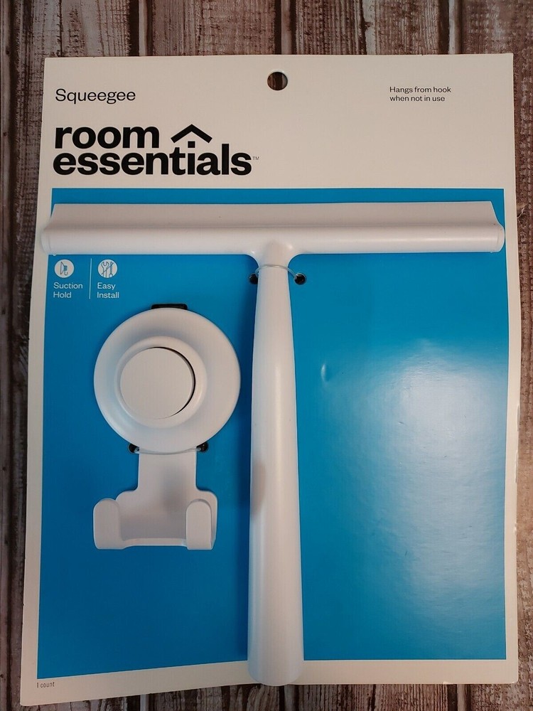 Room Essentials Squeegee with Suction Hold - White