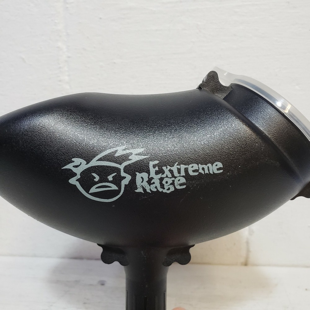 Extreme Rage Paint Ball Loader Hopper Feeder 8" Black