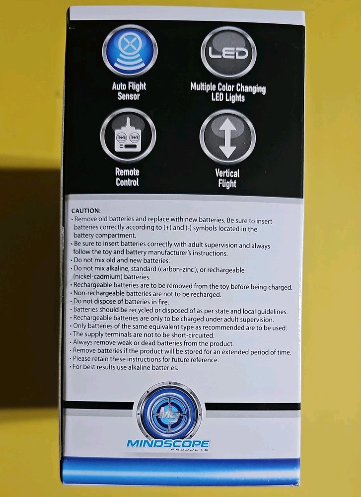 Mindscope Sky Lighter R/C Light Up UFO Hoversphere