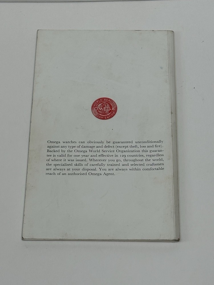 Omega 1963-4 Collection Catalogue