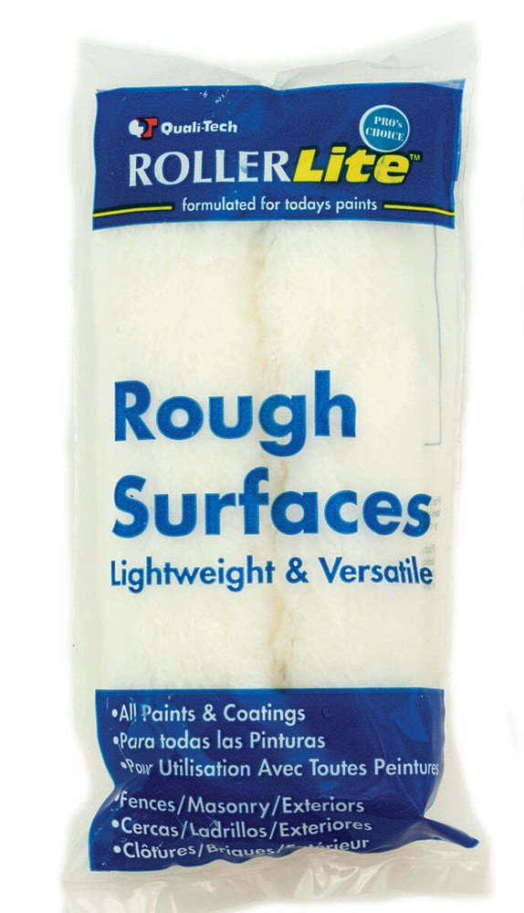 Quali-Tech Roller Lite 2pc 6.5" Mini Roller Covers 3/4" Nap with End Caps