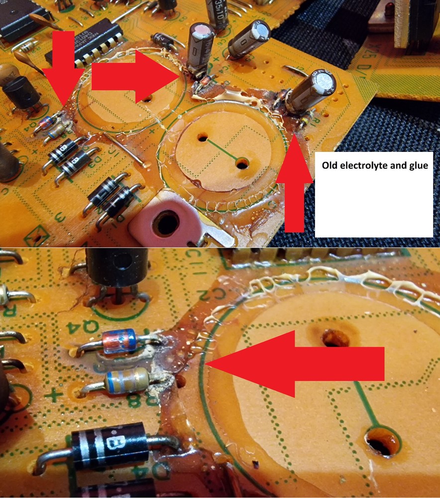 Power Amplifier Kenwood BASIC M2A Repair KIT - all capacitors