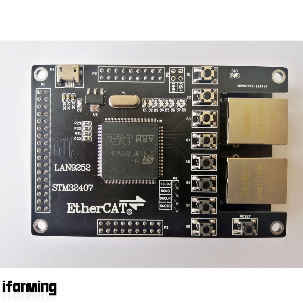 LAN9252 STM32407 Slave Station Development Board for EtherCAT Slave Station NEW