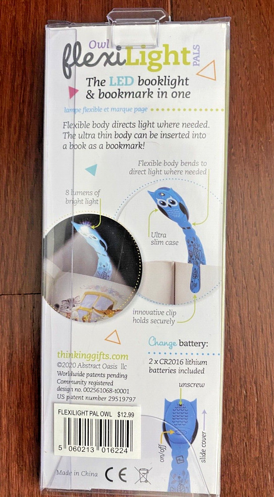 OWL FlexiLight Pals LED Booklight & Bookmark