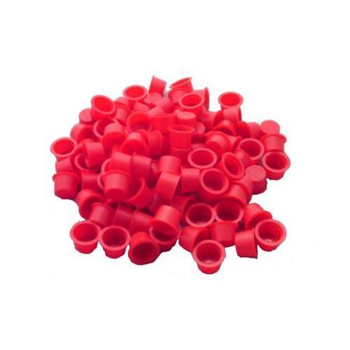 100 PCS FIREWORKS RED PLASTIC PLUGS FOR 3/4" KRAFT TUBES END CAPS