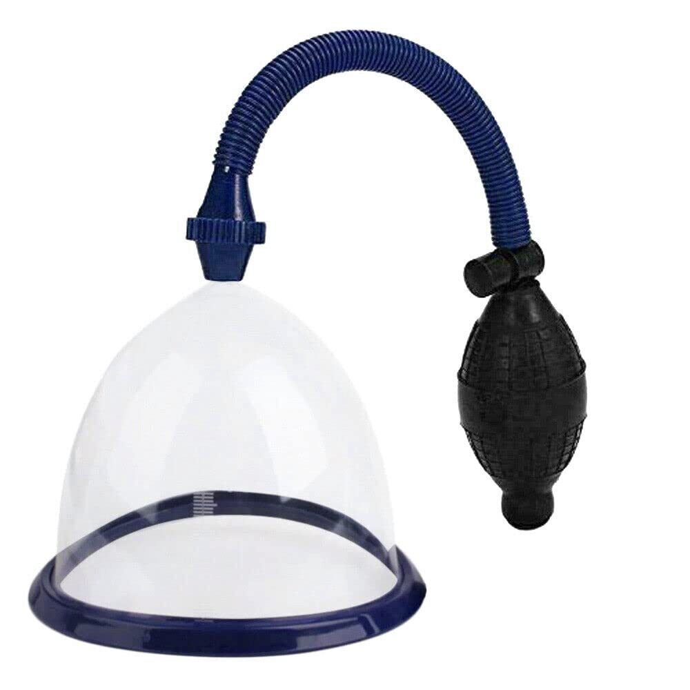 Bulb Single Breast Pump with 4 Inch Diameter  Navy Blue
