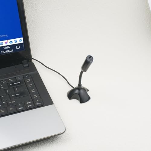 Microphone，Adjustable gooseneck mini for Laptop/Desktop Computers USB