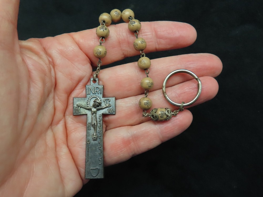 Irish Penal Rosary "Tennar" Pkt Size Rosary's Use During Religious Perscuation