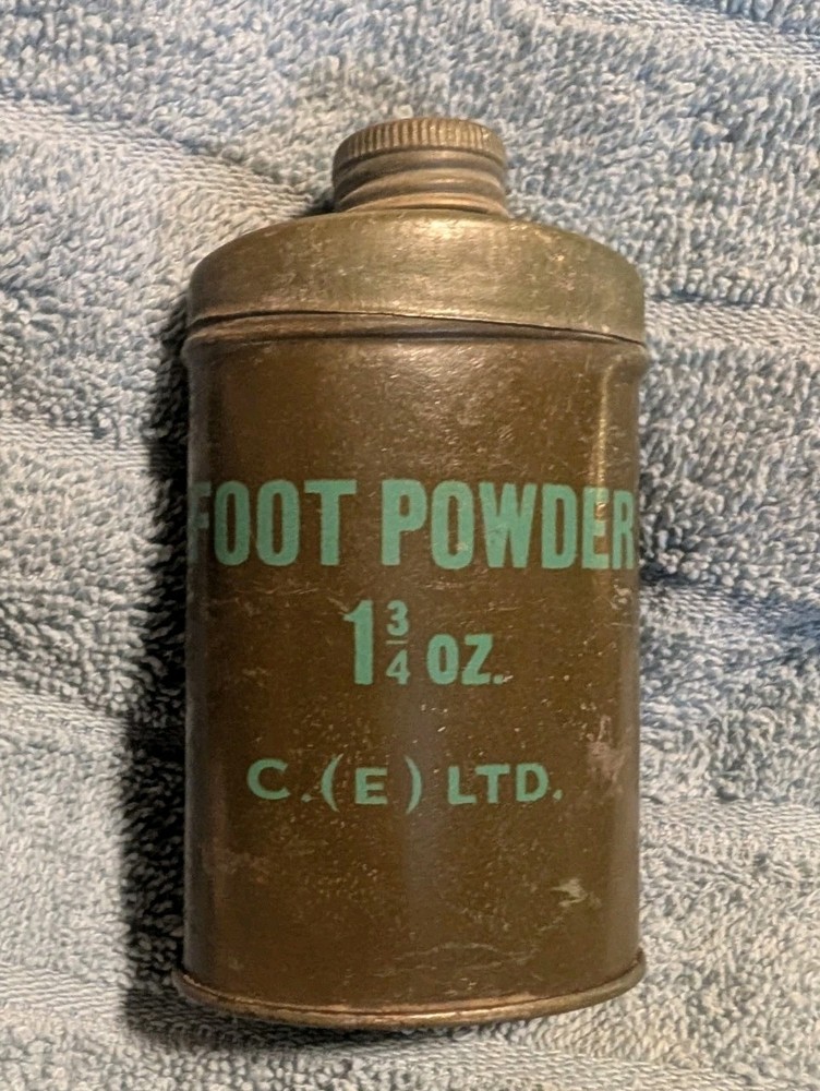Original WWII  Army Foot Powde