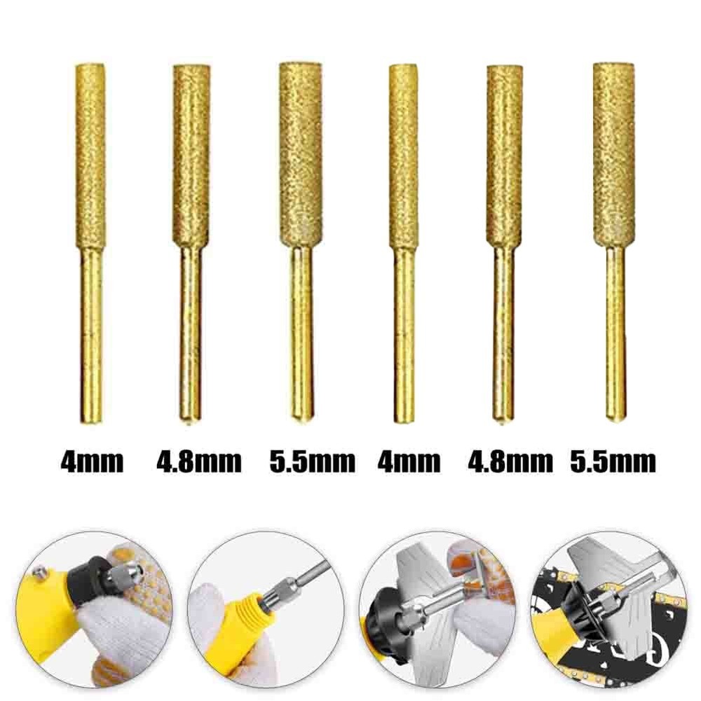 Chainsaw Grinding Whetstone Set with 6 Replacement Dressing Stones Use