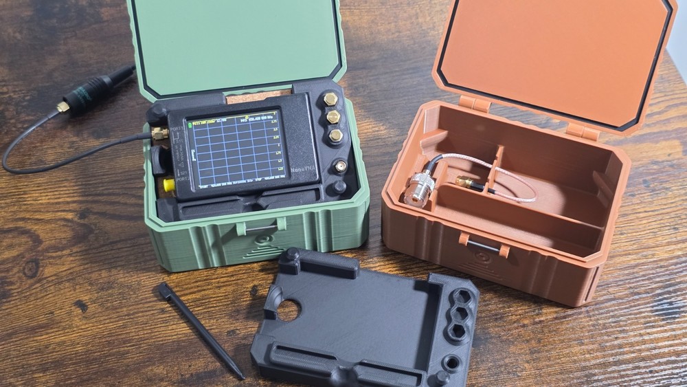 Custom NanoVNA-H Protective Case – 3D Printed Portable Storage Box