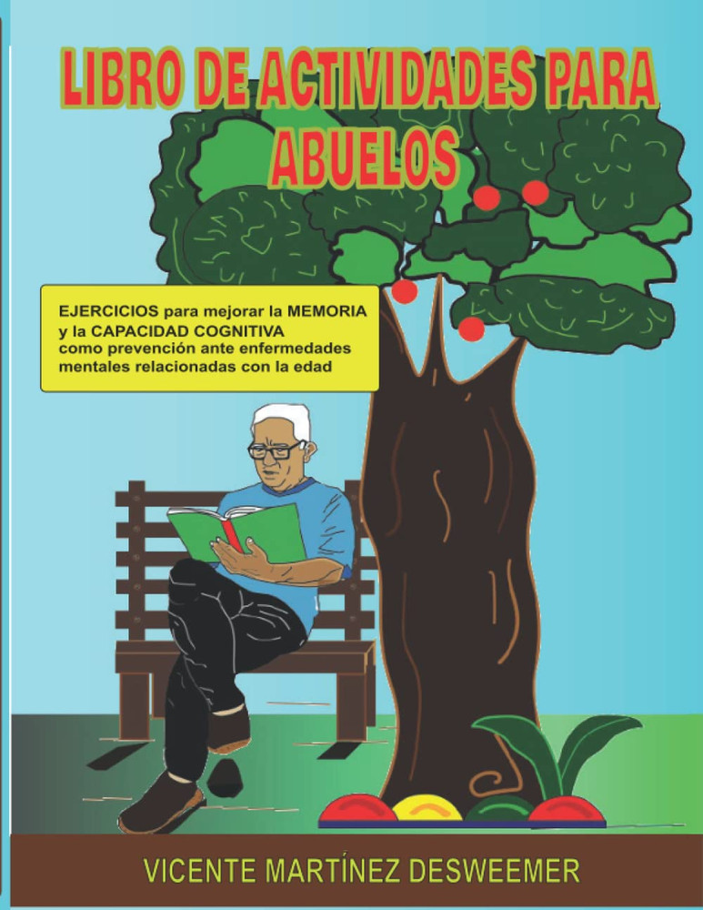 Libro de actividades para abuelos.