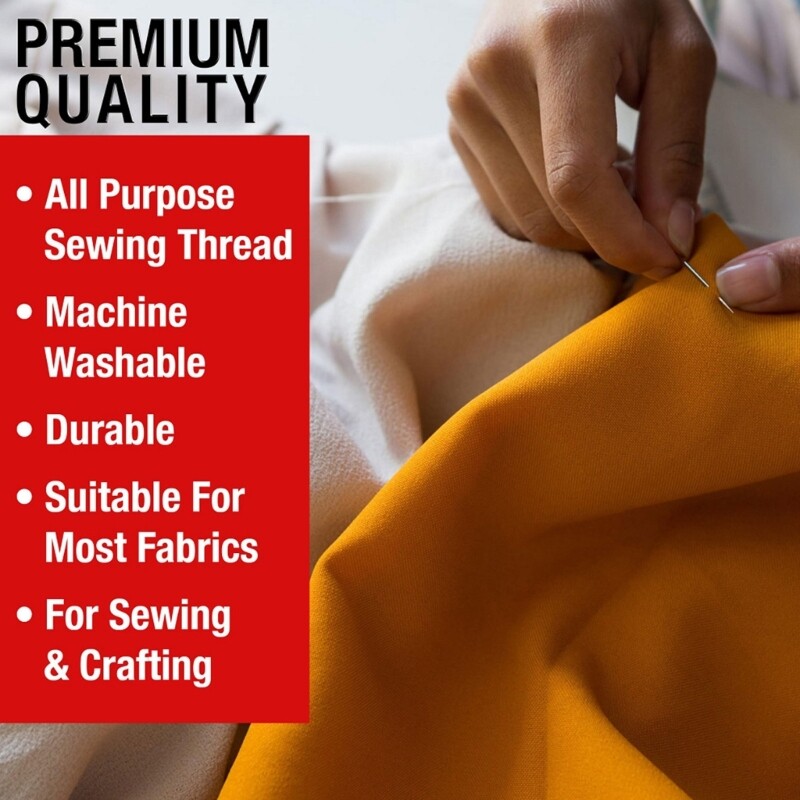 30 Roll Polyester Sewing Thread 50 Yard for Sewing Machines Hand Stitching Tool