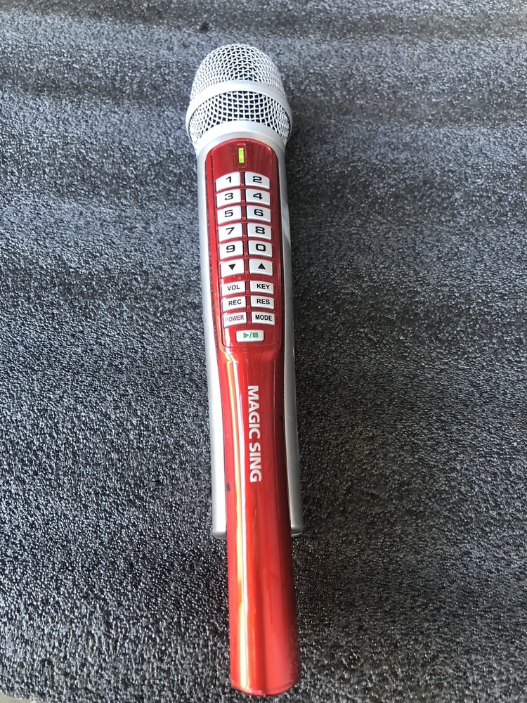Magic Sing Microphone And Magic Sing Ex180 Red