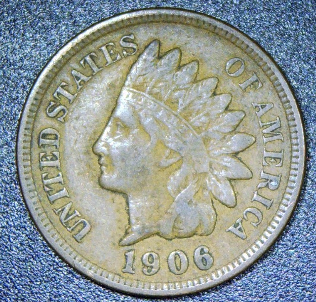 1906 Indian Head Cent  VF/XF RC40