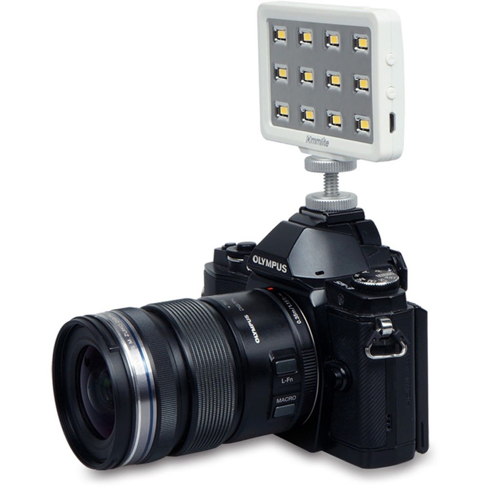 Commlite Ultra Bright CRI 95 Adjustable Multi-Functional Mini LED Video Light, W