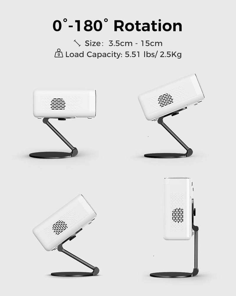 Projector Foldable Stand, Ultra-Compact Foldable Stand with Easy Setup and 18...