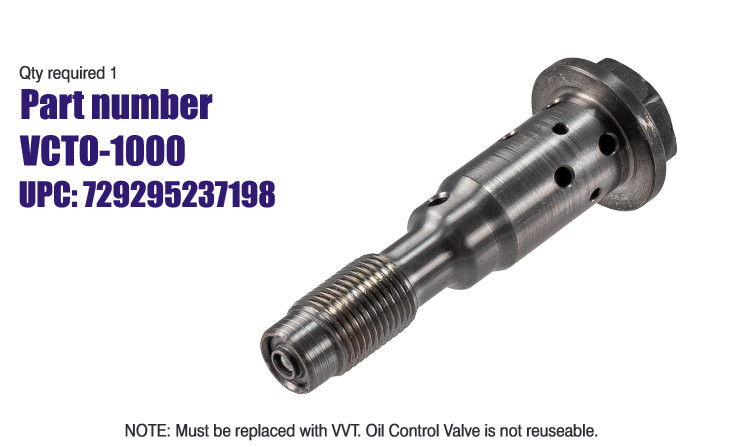 GM LS Engines With VVT Oil Control Valve / Cam Shaft Bolt Melling VCTO-1000