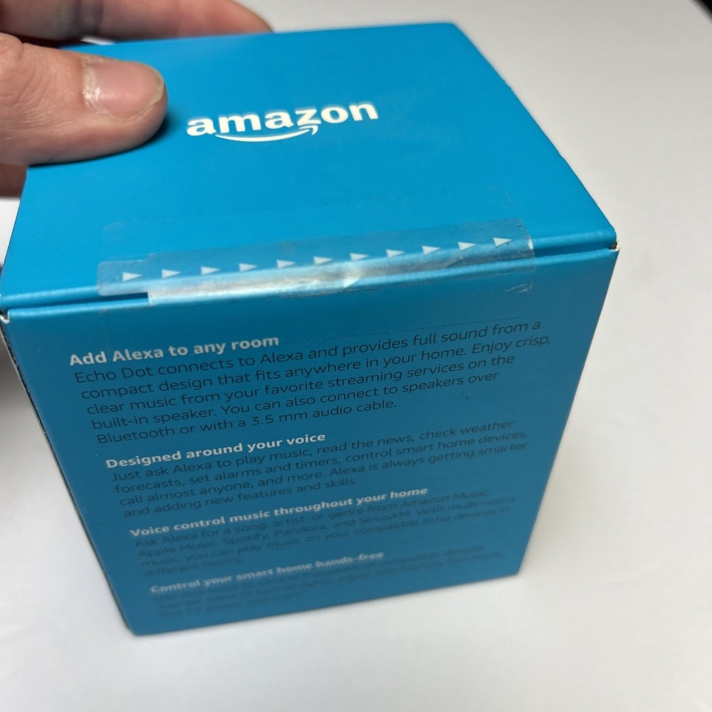 New in Sealed Box- Amazon Echo Dot (3rd Generation) Smart Speaker - Plum