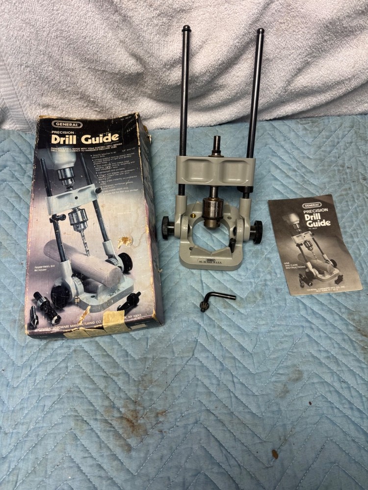 General Tools Model 36/37 Electric Drill Guide - instant drill press!