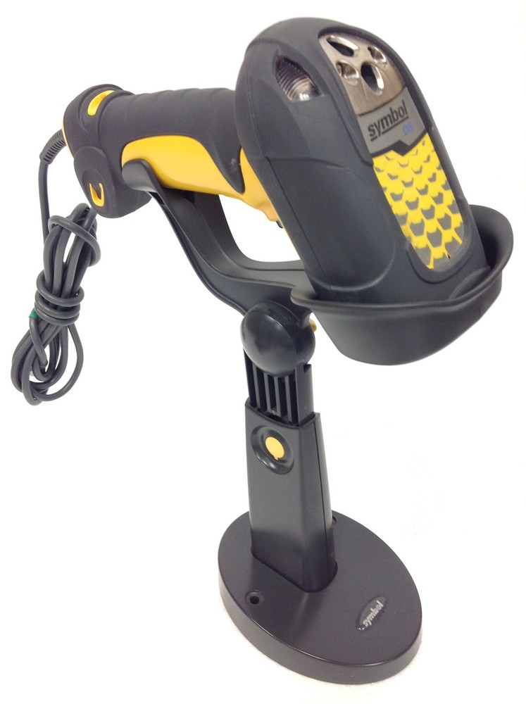 Symbol DS3408-SF20005R Barcode Scanner w/ USB Cable & Stand Tested Working