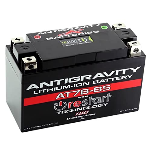 Antigravity AT7B Performance Lithium Motorcycle Powersport Battery with Built