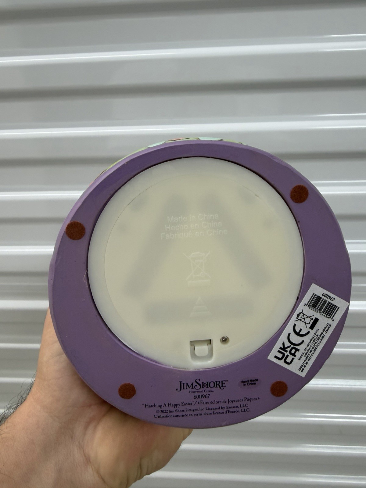 Jim Shore Heartwood Creek 11” Lighted Rotating Easter Bunny Couple Figurine