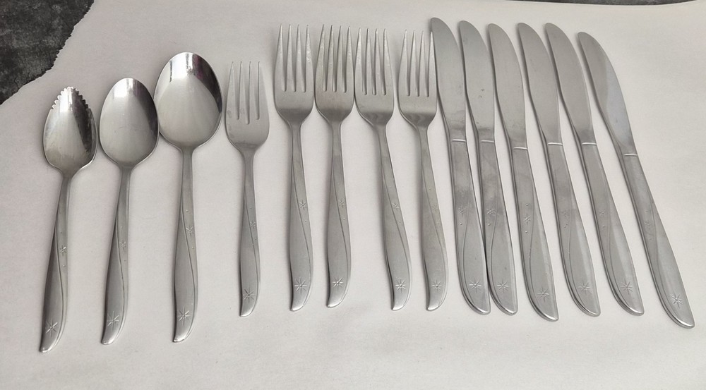 Oneida community stainless Twin Star, Atomic