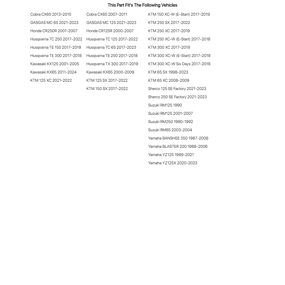 Pro X 4/042 Series Mikuni Hex Main Jet 280 For YAMAHA BANSHEE 350 1987-2006