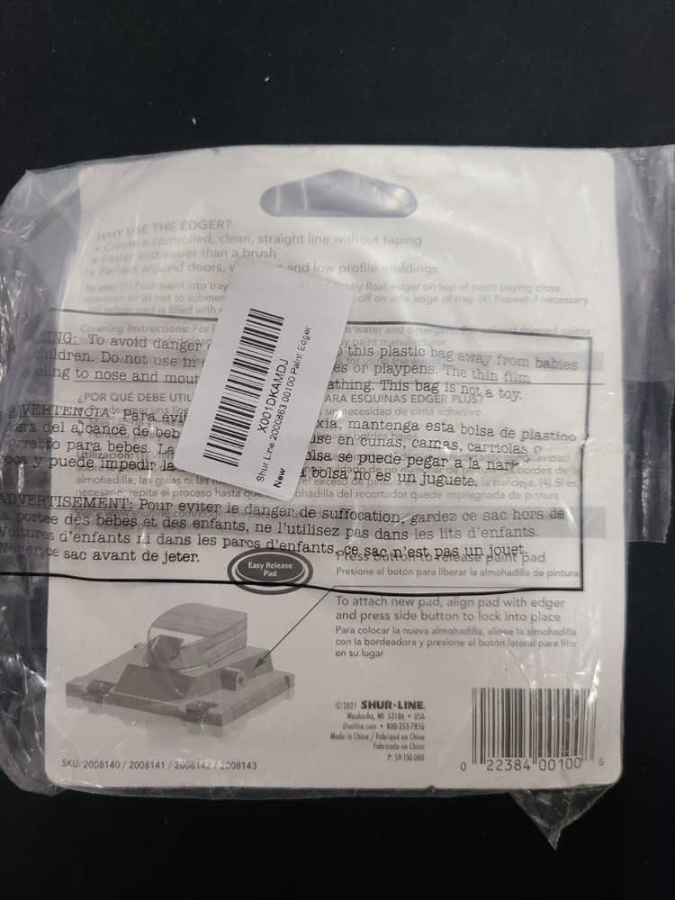 Shur-Line Fixed head Classic Paint Edger 2000863 New