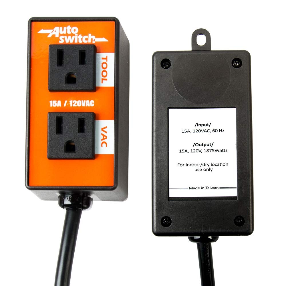 Automatic Vacuum Switch Allows Power Tool to Turn Vacuum/Accessory on and Off...
