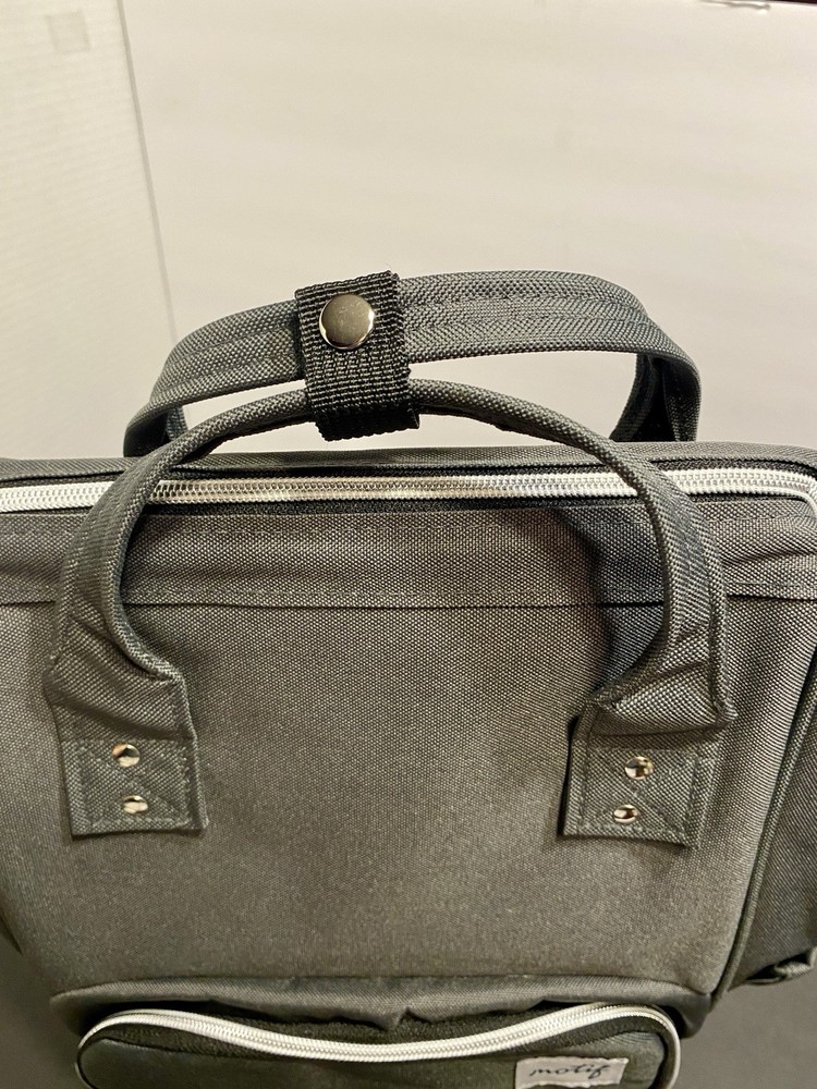 TRAVEL BACKPACK MULTIUSE /MULTIPLE STORAGE POCKETS AND INSULATED - GRAY/TEAL