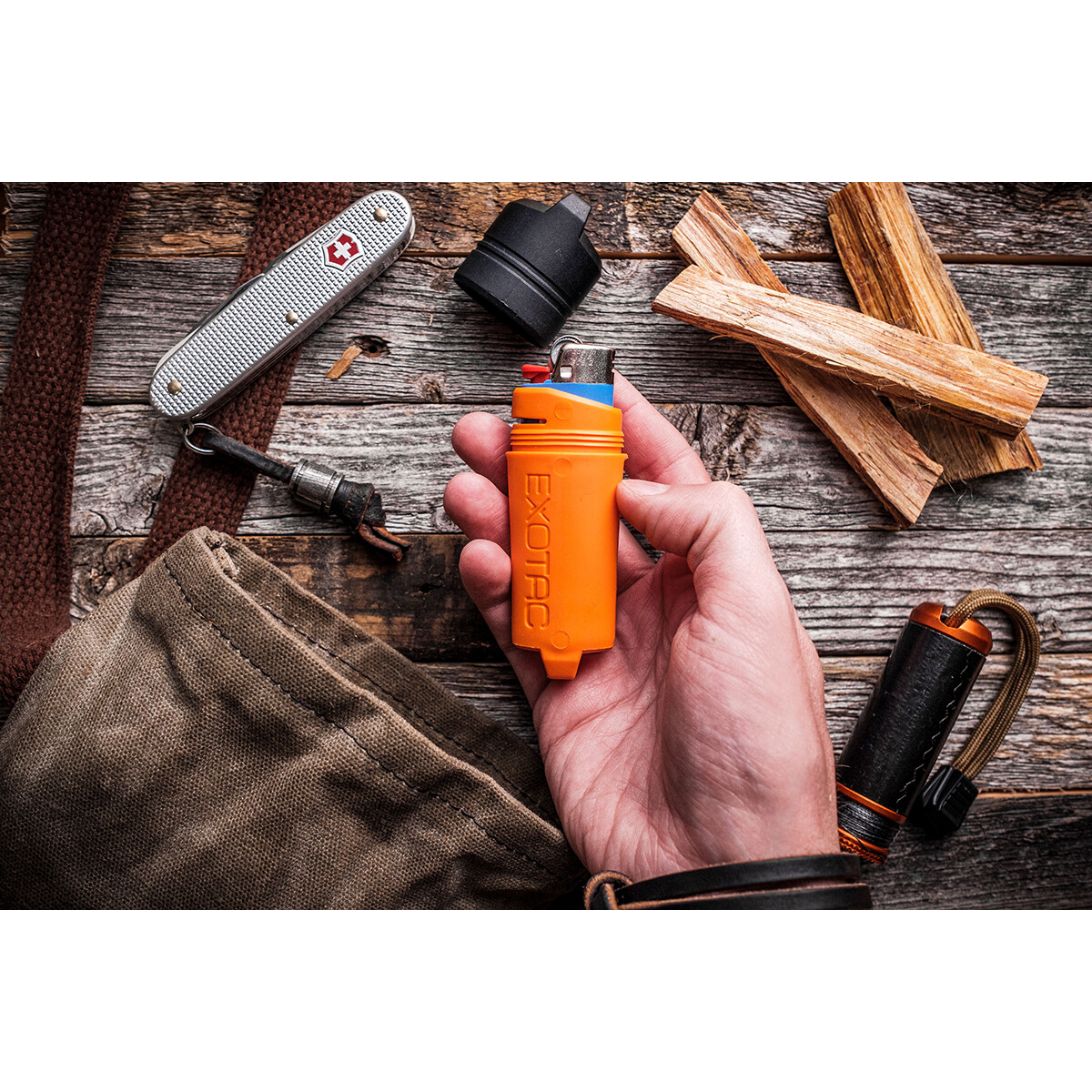 Exotac fireSLEEVE Ruggedized Waterproof Lighter Case