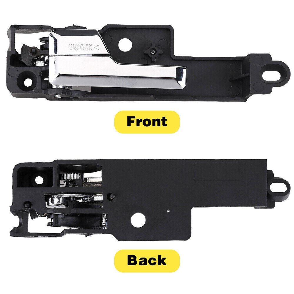 Chrome Front Inner Inside Door Handle Left Driver Side for Ford Fusion 2006-2012