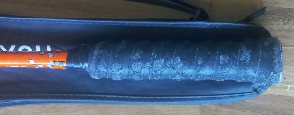 Head Eclipse squash racquet needs restringing and handle wrapping.