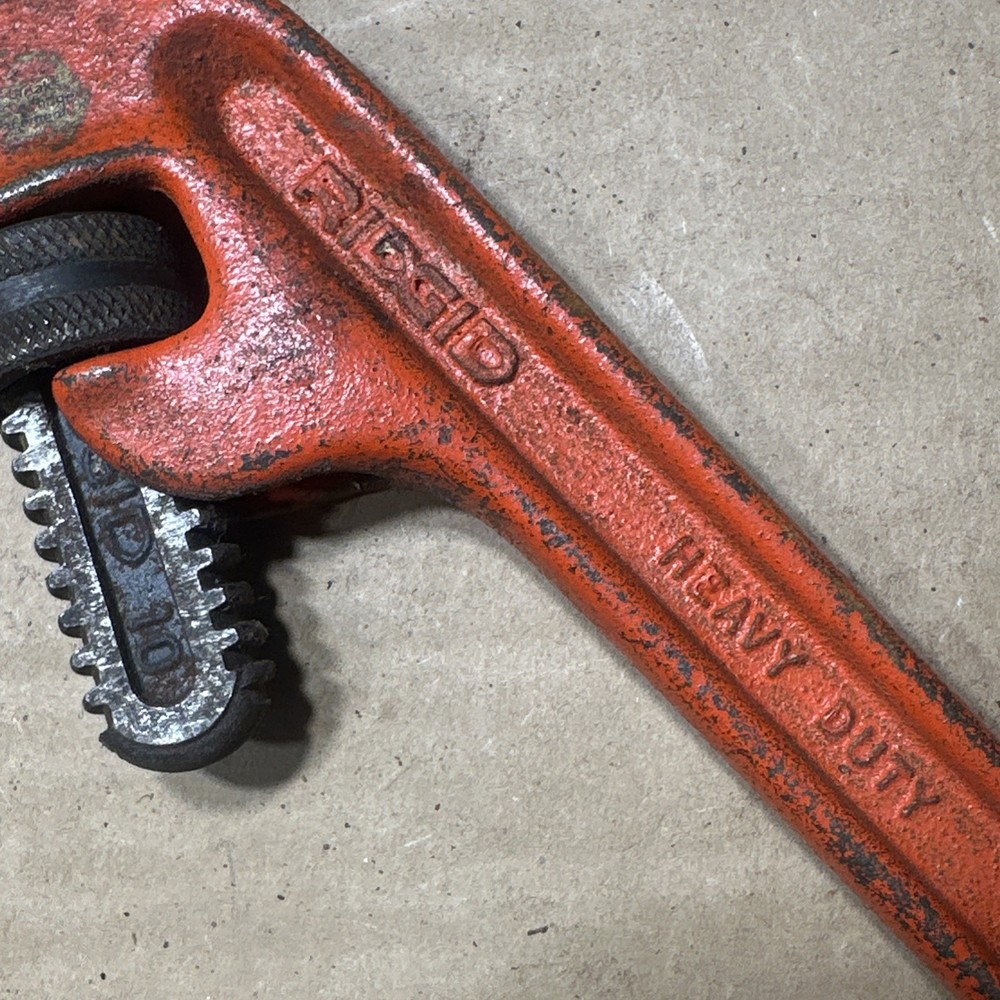 RIDGID E10 Offset Pipe Wrench U.S.A. MADE TOOL, E-10 *FREE SHIPPING *.