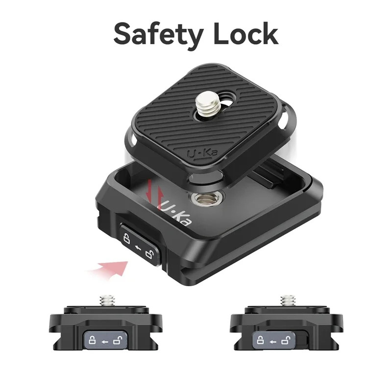 Original Ulanzi Uka01 Quick Mount Kit Camera Quick Plate Stabilizer Tripod Quick