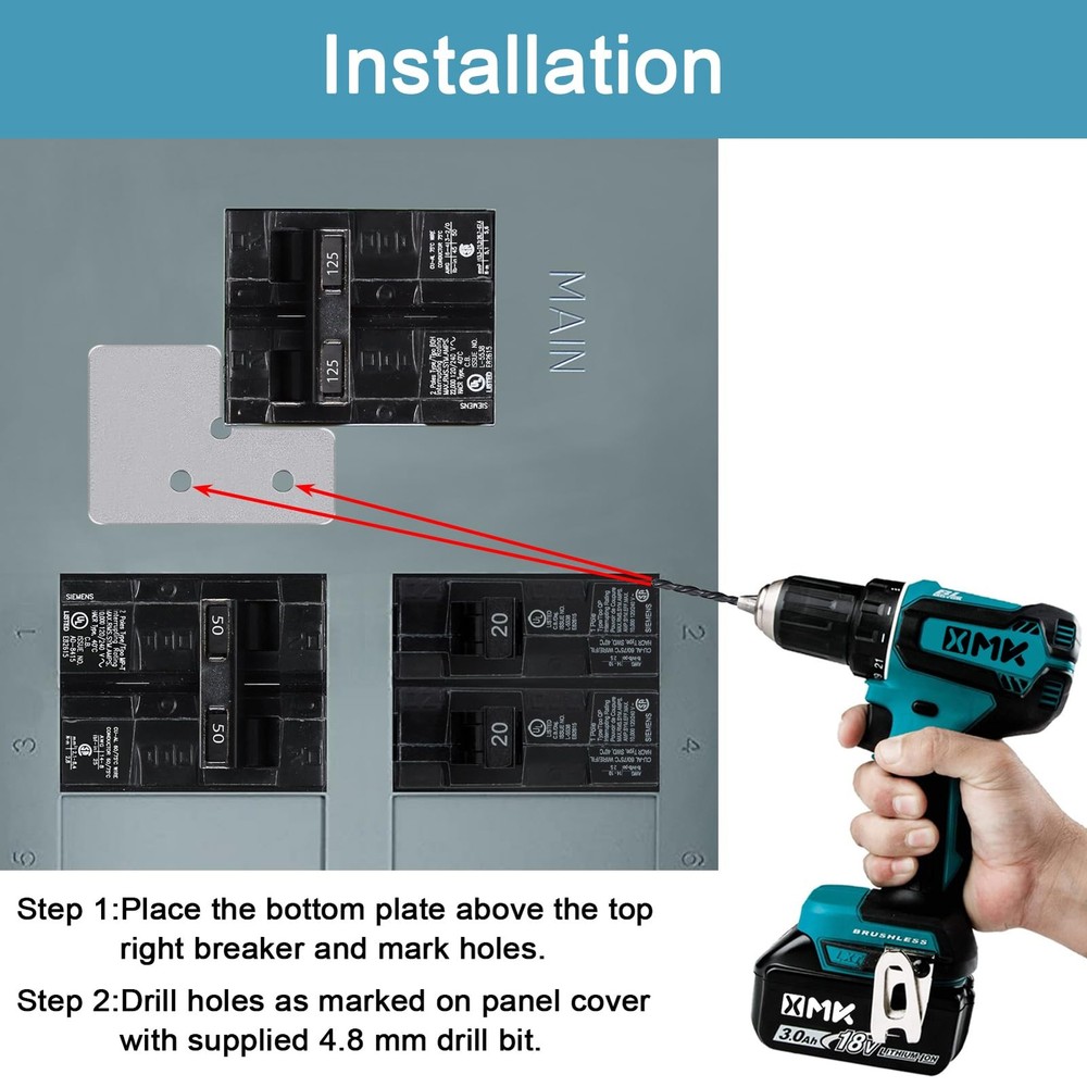 Generator Interlock Kit for Siemens 100 Amp or Murray 100 Panels,...