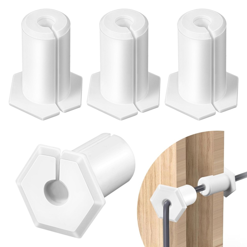 4 PCS Cable Routing Grommet Kit Compatible with Starlink Ethernet Cable Rubber..