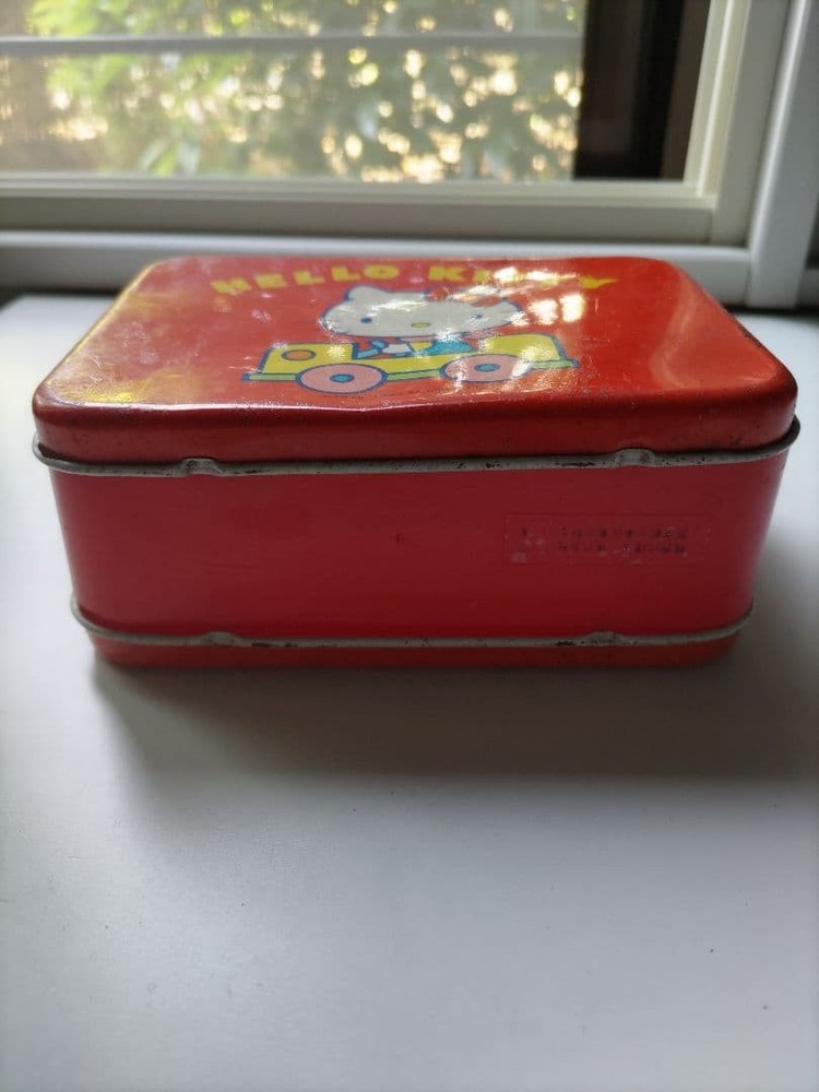 Showa Retro Hello Kitty Tin Can