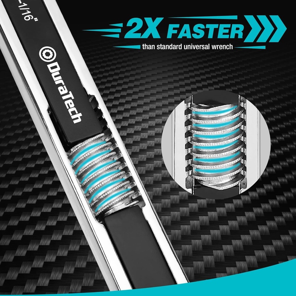 Double Box End Wrench Set, Adjustable, 8" & 10", 44 sizes