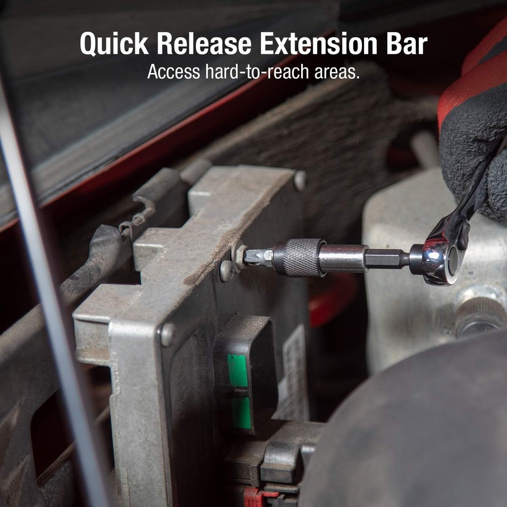 Sunex Mini Ratchet Set 38-Piece Silver