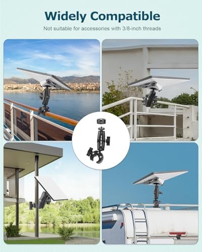2025 Starlink Mini Clamp Mount Adjustable for Pole Mount