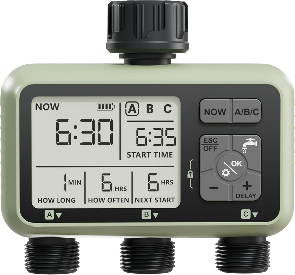 Sprinkler Timer Programmable Watering Outdoor Garden Hose Automatic Irrigation