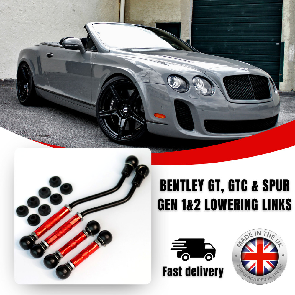BENTLEY GT EVOLUTION LOWERING LINKS KIT GTC GEN 1&2 PRECISION ADJUSTMENT MODULE