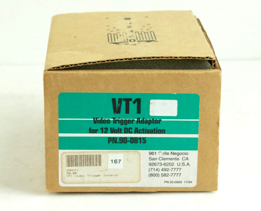 Sonance VT1 Video Trigger Adapter for 12V DC Activation k15